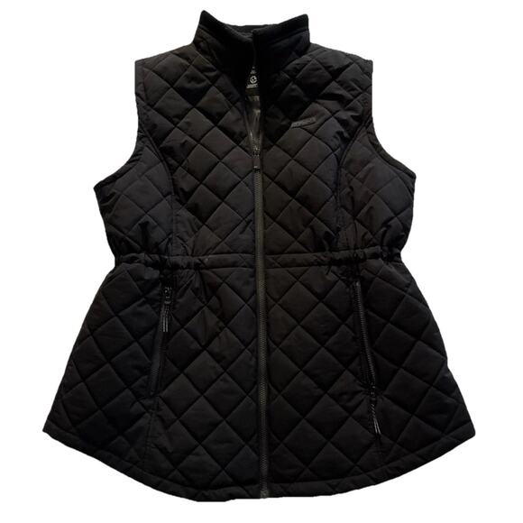 Nautica Womens Quilted Full Zip 2 Pockets Sleeveless Vest Black XXLarge - Picture 1 of 3